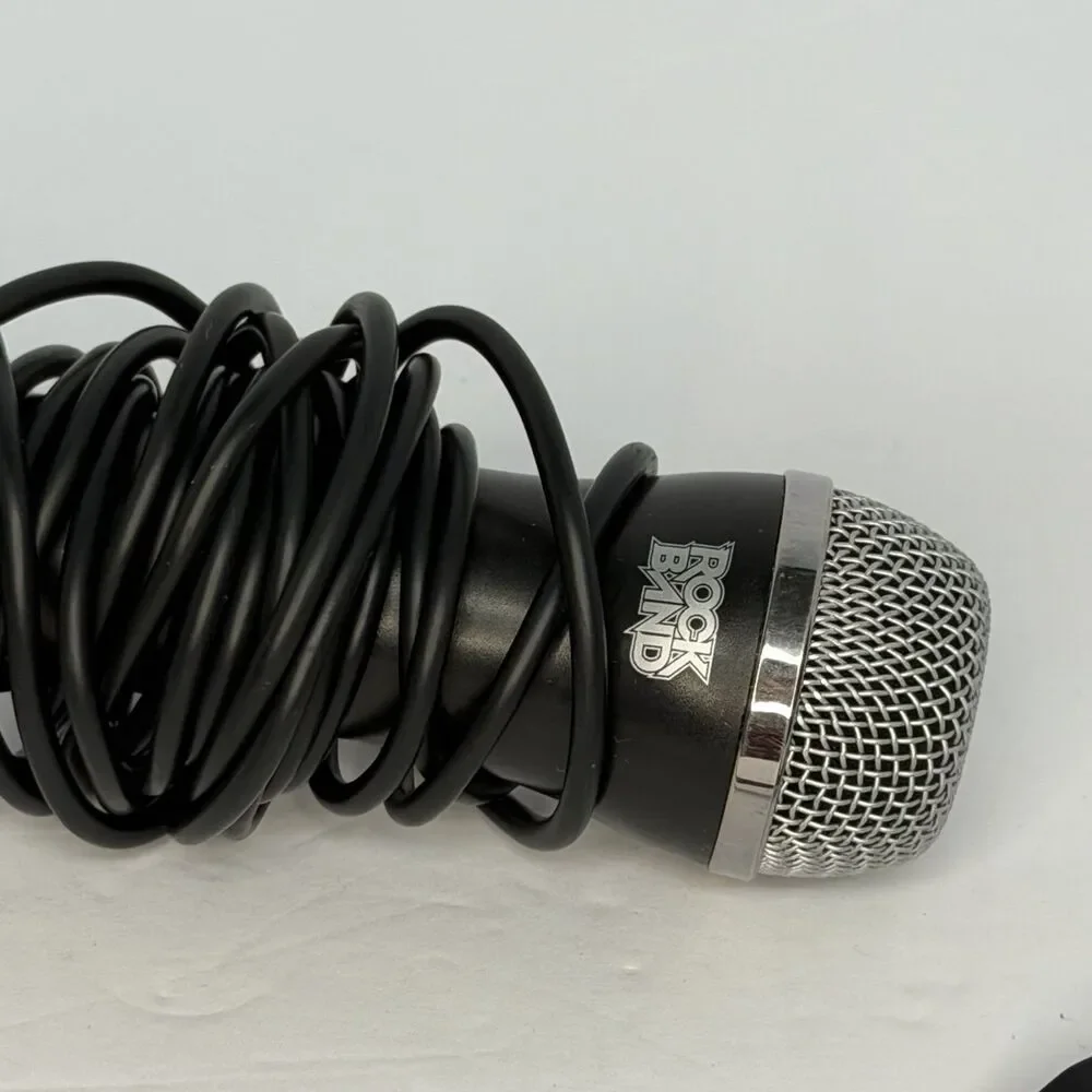 Rock Band Wired USB Microphone PS3 PS2 Wii Xbox 360 Guitar Hero Untested